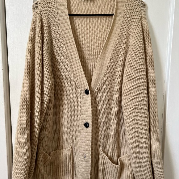 Maxi length knit cardigan - Picture 5 of 7